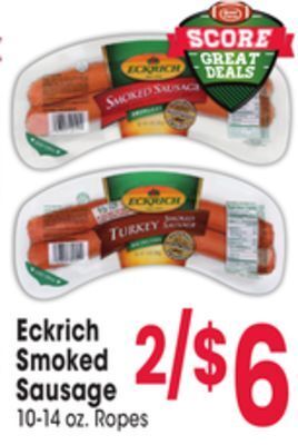 Jewel-Osco Eckrich smoked sausage offer