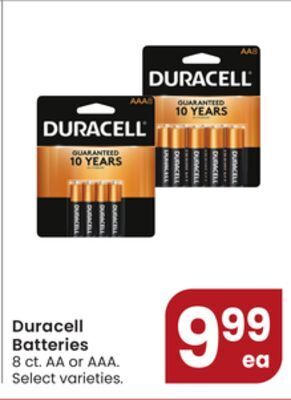 Jewel-Osco Duracell batteries offer