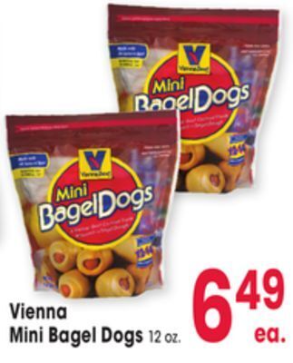 Jewel-Osco Vienna mini bagel dogs offer