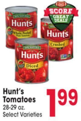 Jewel-Osco Hunt's tomatoes offer