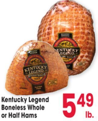 Jewel-Osco Kentucky legend boneless whole or half hams offer