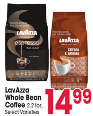 Jewel-Osco Lavazza whole bean coffee offer