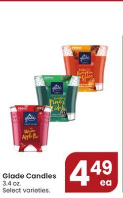 Jewel-Osco Glade candles offer