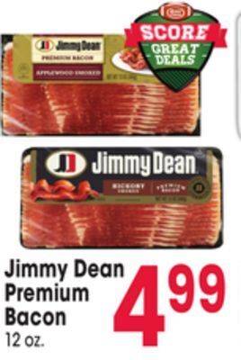 Jewel-Osco Jimmy dean premium bacon offer