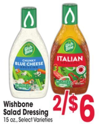Jewel-Osco Wishbone salad dressing offer
