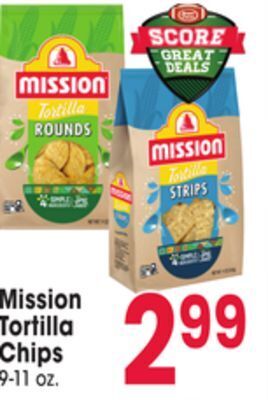 Jewel-Osco Mission tortilla chips offer