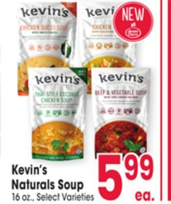 Jewel-Osco Kevin's naturals soup offer