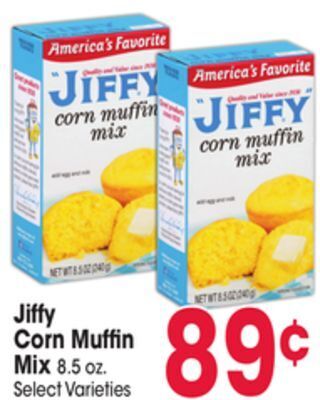 Jewel-Osco Jiffy corn muffin mix offer