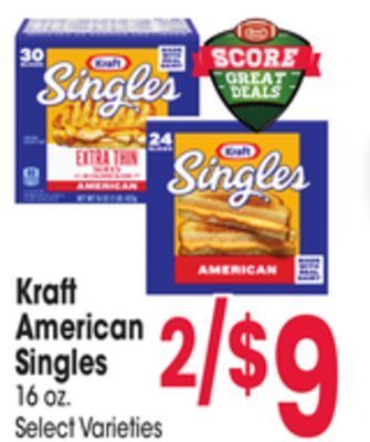 Jewel-Osco Kraft american singles offer