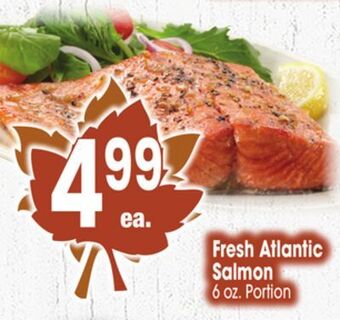Jewel-Osco Fresh atlantic salmon offer