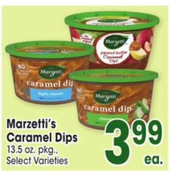 Jewel-Osco Marzetti's caramel dips offer