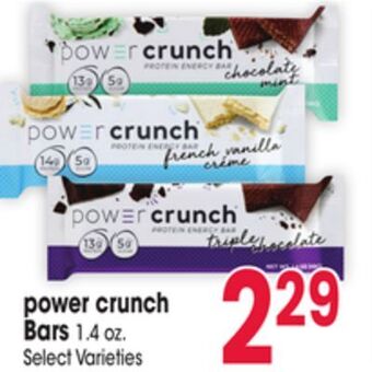 Jewel-Osco Power crunch bars offer