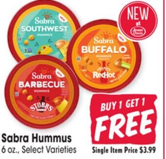 Jewel-Osco Sabra hummus offer
