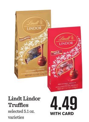 Mariano's Lindt lindor truffles offer