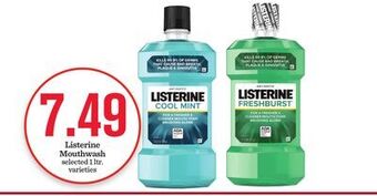 Mariano's Listerine mouthwash offer