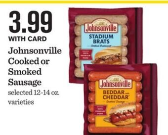 Mariano's Johnsonville cooked or smoked sausage offer