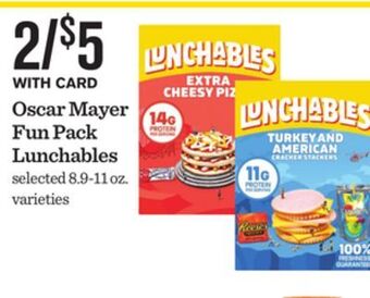 Mariano's Oscar mayer fun pack lunchables offer