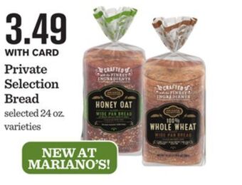 Mariano's Private selection bread offer