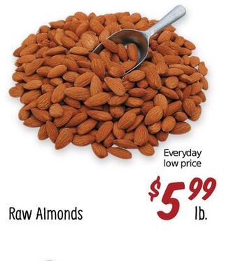 Sprouts Farmers Market Raw almonds offer