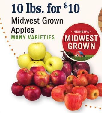 Heinen's Midwest grown apples offer