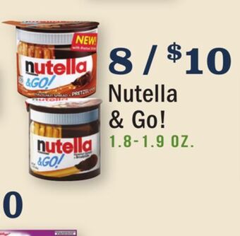 Heinen's Nutella & go! offer