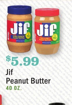 Heinen's Jif peanut butter offer
