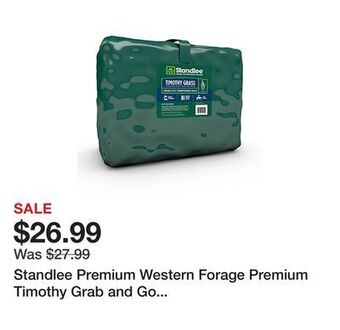 Tractor Supply Company Standlee premium western forage premium timothy grab and go compressed hay bale, 50 lb offer