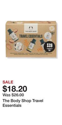 Ulta Beauty The body shop travel essentials offer