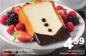 Albertsons CHEESECAKE SLICE offer