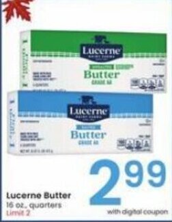 Albertsons Lucerne Butter offer
