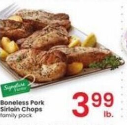 Albertsons Boneless Pork Sirloin Chops offer