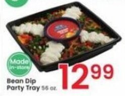 Albertsons Bean Dip Party Tray 56 oz. offer