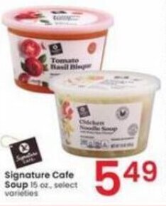 Albertsons Signature Cafe Soup 15 oz. offer