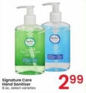 Albertsons Signature Care Hand Sanitizer offer