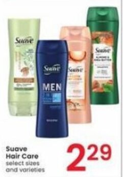 Albertsons Suave Hair Care offer