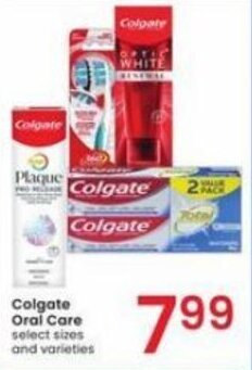 Albertsons Colgate Oral Care offer