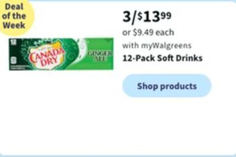 Walgreens 12-pack soft drinks offer