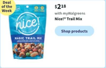 Walgreens Nice! trail mix offer