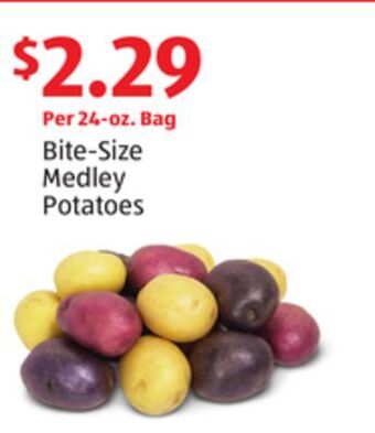 Aldi Bite-size medley potatoes offer