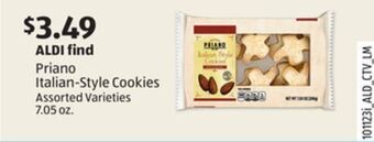 Aldi Priano italian-style cookies offer