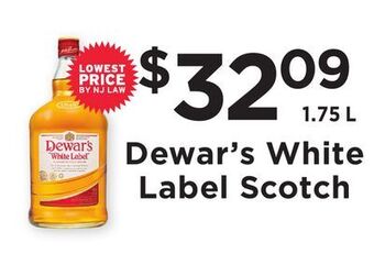 ShopRite White label scotch offer