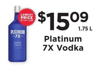 ShopRite 7x vodka offer