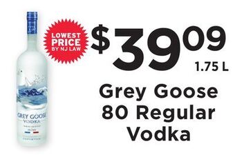 ShopRite 80 regular vodka offer
