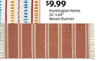 Aldi Huntington home 24 x 60 woven runner offer