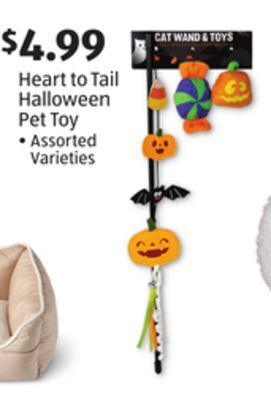Aldi Heart to tail halloween pet toy offer