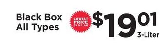 ShopRite Black box all types offer