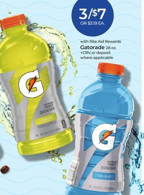 Rite Aid Gatorade offer
