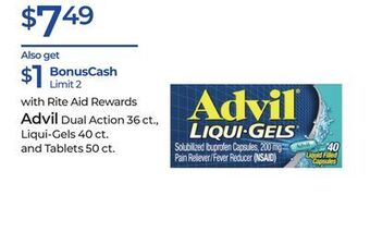 Rite Aid Advil offer