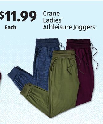 Aldi Crane ladies' athleisure joggers offer