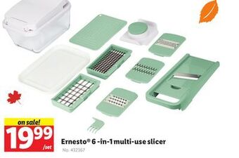 Lidl Ernesto 6-in-1 multi-use slicer offer
